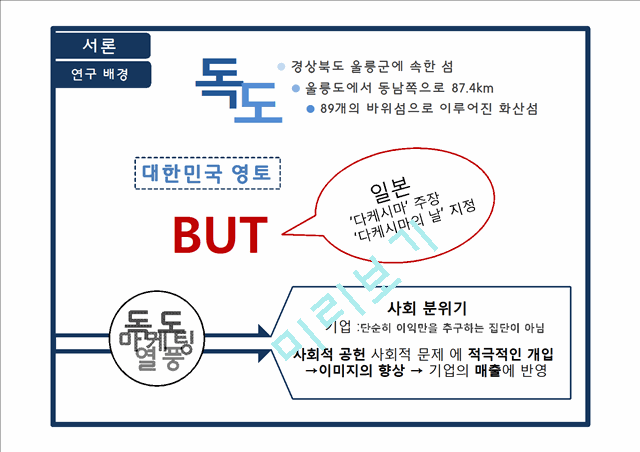 독도 마케팅에 대한 연구와 미래 전략 제시.pptx