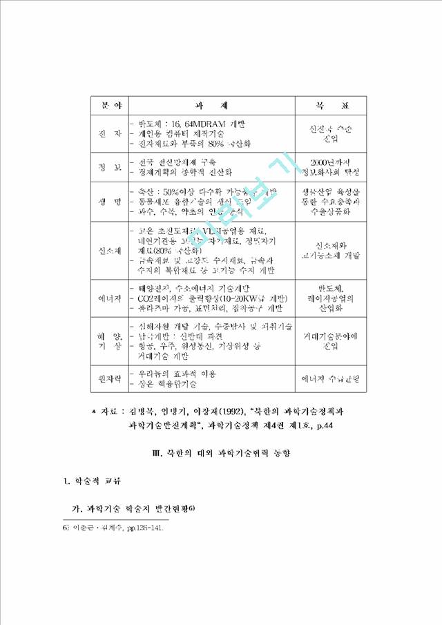 북한의 대외 과학기술협력 동향에 관한 연구.hwp