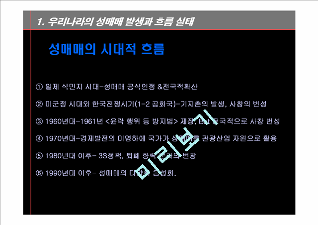 성매매 실태와 이를 둘러싼 우리 사회의 담론들.ppt