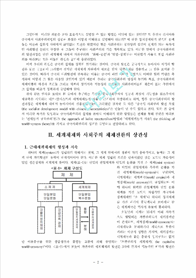 세계체제와 중국사회주의 미래.hwp