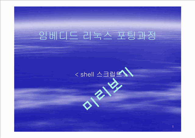 쉘스크립트만들기.ppt