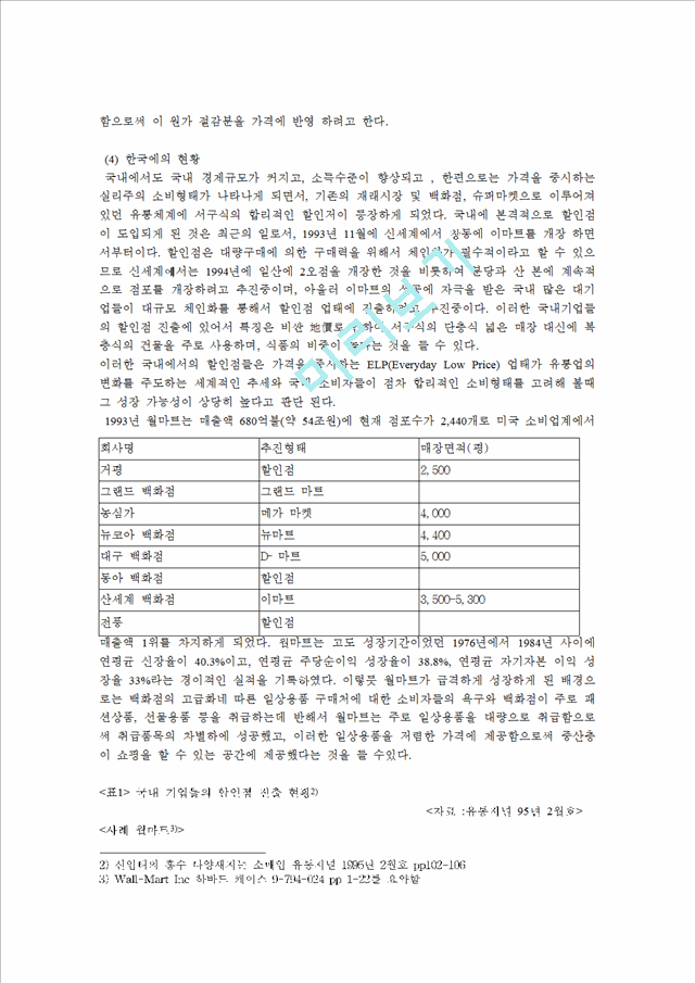 신유통업체 분석.hwp