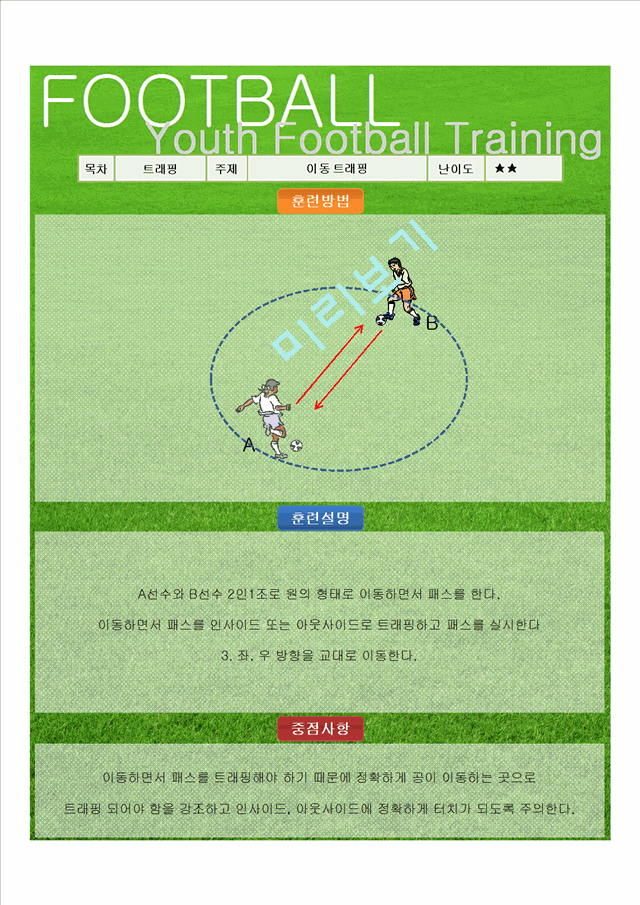 실전 유소년 축구 트레이닝 프로그램 (ENJOY).pptx