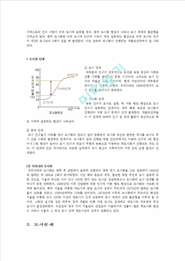 우리나라 도시문제의 실태와 문제점 및 도시문제 해결방안.hwp