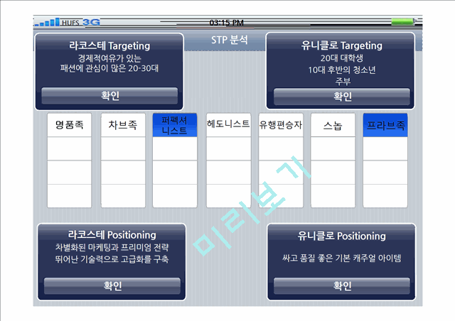 유니클로와 라코스테의 시장환경분석,STP,4P분석 및 시사점,전략제시.pptx