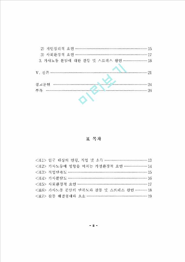 취업주부의 가사노동에 관한 스트레스.hwp