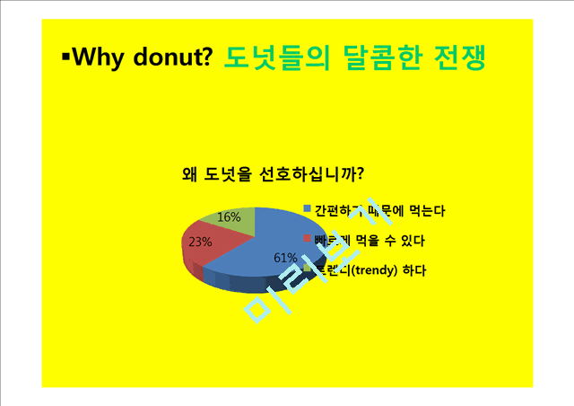 크리스피크림vs던킨도너츠vs미스터도넛 브랜드분석및 마케팅전략 비교분석보고서.pptx