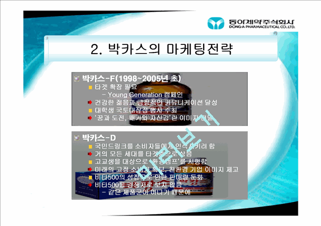 한국인의 장수브랜드 박카스.ppt