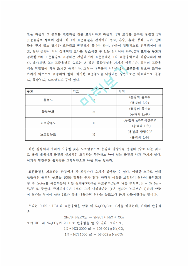 01N-HCl 과 01N-NaOH 표준용액 만드는 법.doc