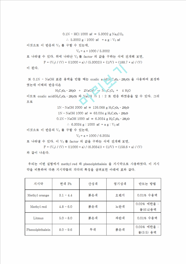 01N-HCl 과 01N-NaOH 표준용액 만드는 법.doc