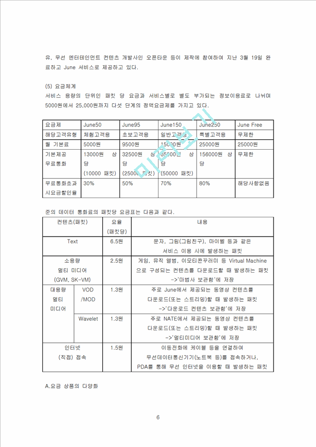 June의 마케팅 전략 분석.doc