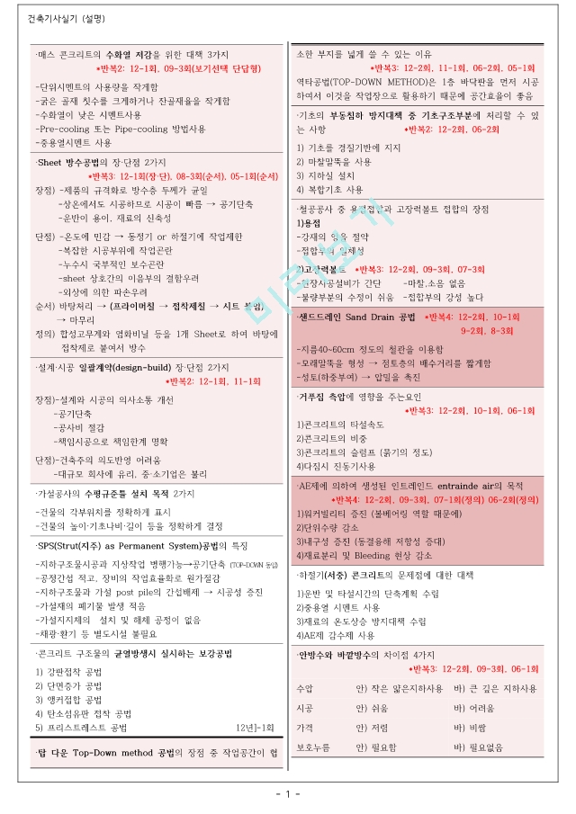 건축기사 실기 단답＋설명＋빈칸문제.pdf