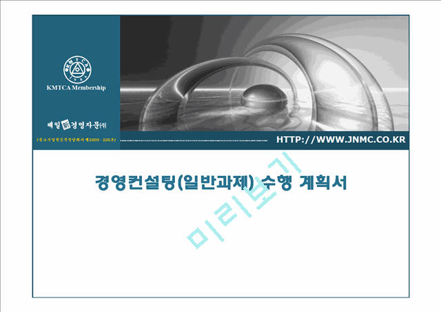 경영컨설팅(일반과제) 수행 계획서.ppt