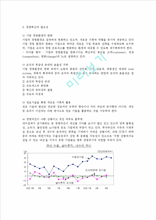 경영혁신,경영혁신사례,혁신경영,혁신경영사례,6시그마,리스트럭처링,제로베이스,전략적제휴,운영효율성.hwp