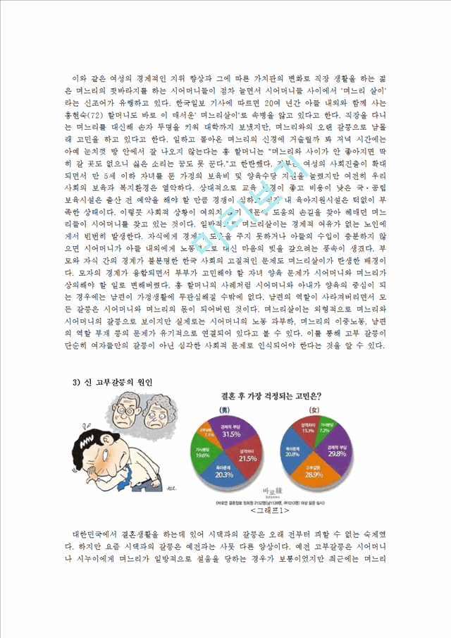 고부갈등 이혼문제,고부갈등 사회문제,고부갈등의 유형과 원인,고부갈등의 원인,이혼유형,이혼사례,이혼원인.hwp