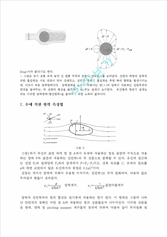 공학실험 - 항력계수 측정.hwp