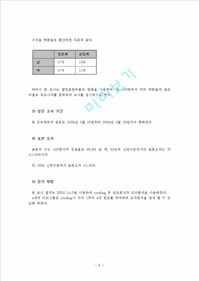 광주광역시 고등학생의 흡연에 대한 인식 및 실태 조사.hwp