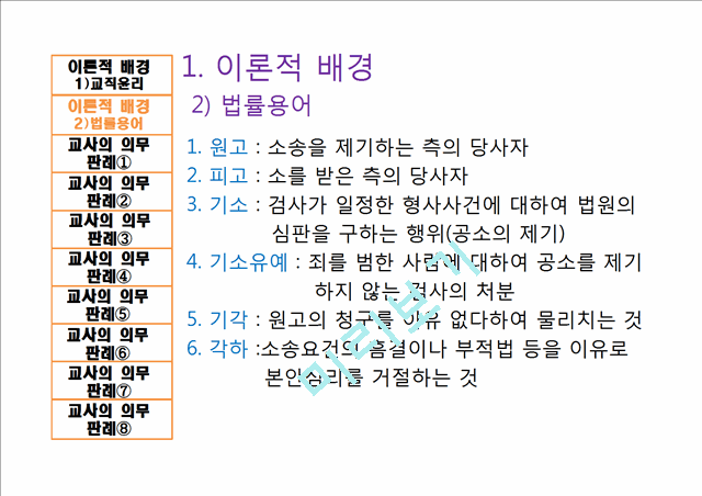 교사 의무 위반 사례,판례중심,교사의무위반,교사위반사례.pptx