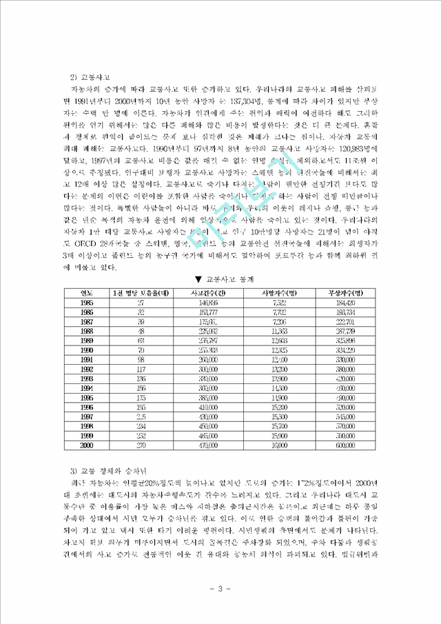 교통량 증가의 문제점과 해결책.hwp