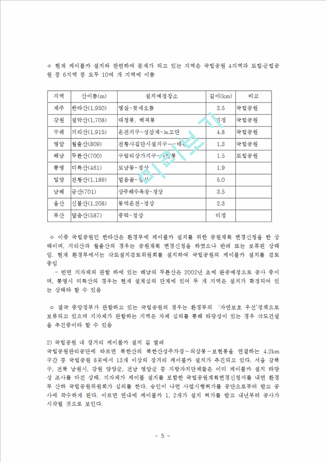 국립공원 등산로 케이블카 설치의 찬반론과 합리적인 문제해결접근방향0.hwp