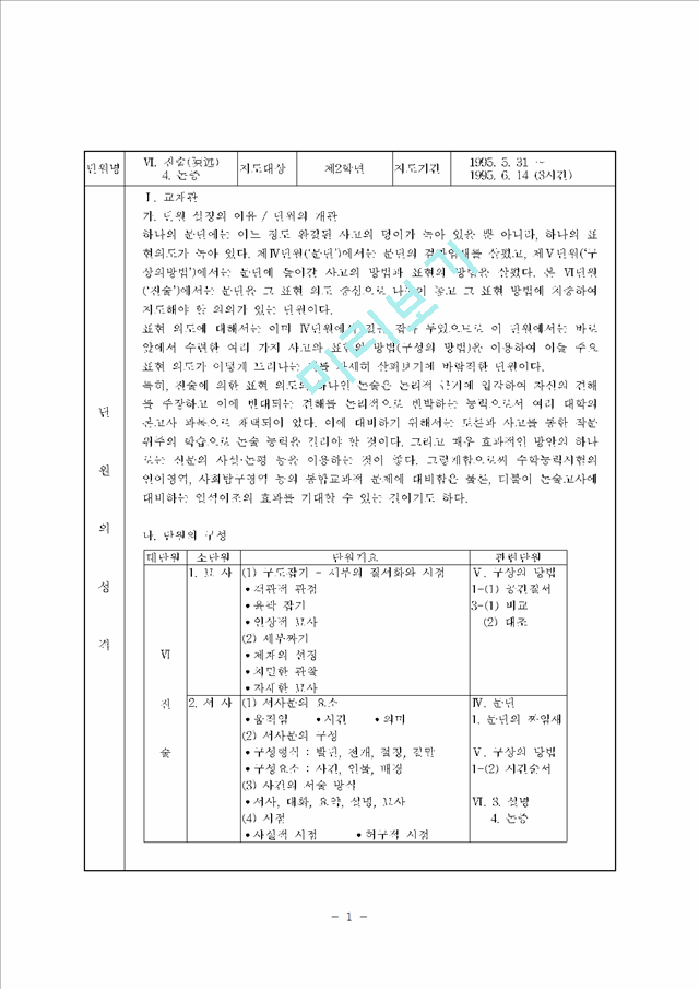 국어(작문)과 학습지도안.hwp