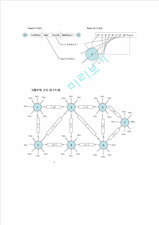 그래프 구조 및 실행결과.hwp