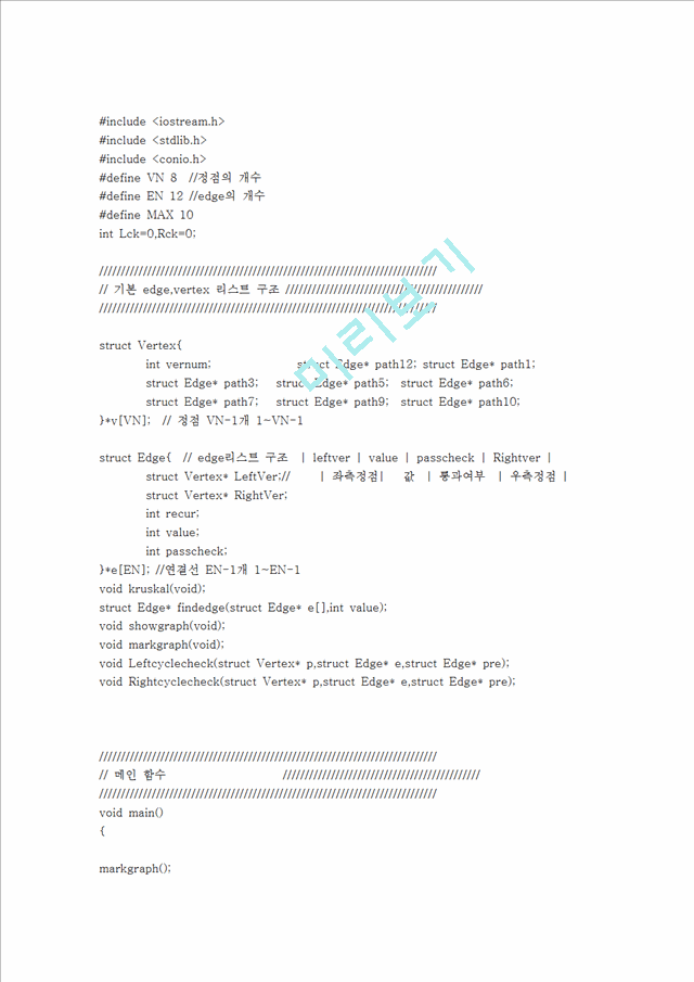 그래프 구조 및 실행결과.hwp