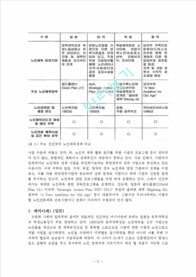 노인체육 실태와 해결방안및 해외사례비교분석.hwp