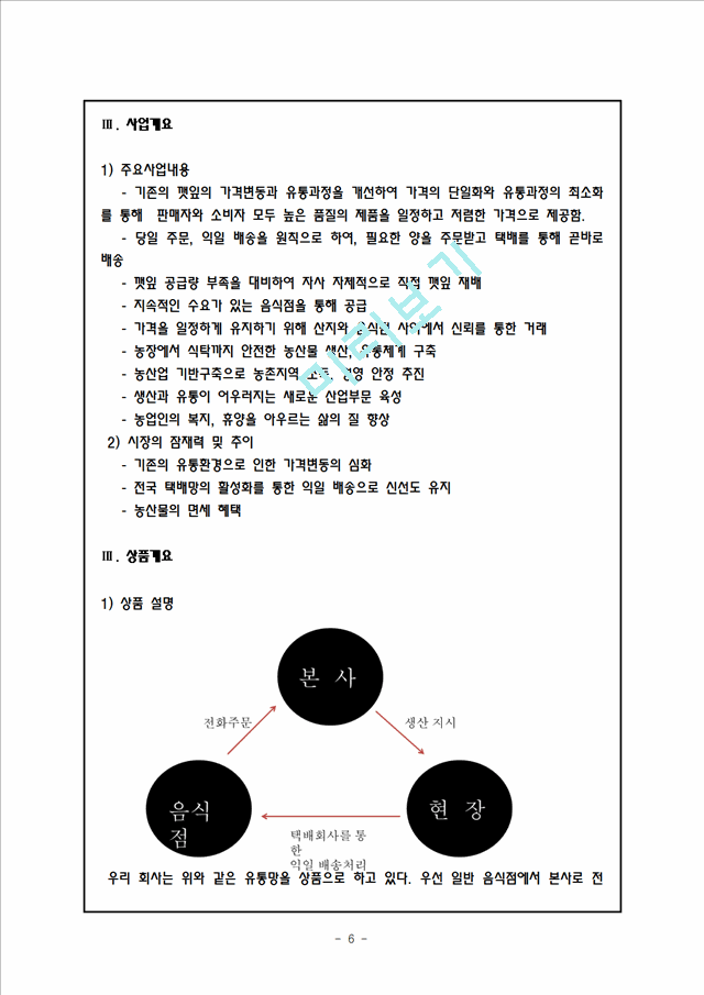 농수산물 유통전문업체 창업 사업계획서.hwp