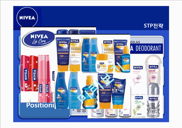 니베아 NIVEA 기업조사및 니베아 성공전략및 마케팅 STP,4P전략분석과 시사점 PPT 레포트.pptx