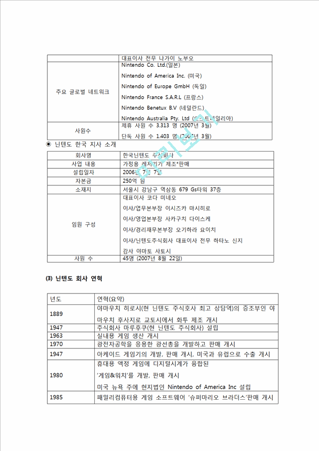 닌텐도DS 마케팅전략분석과 닌텐도 기업분석및 닌텐도DS 성공법칙및 향후전략.hwp