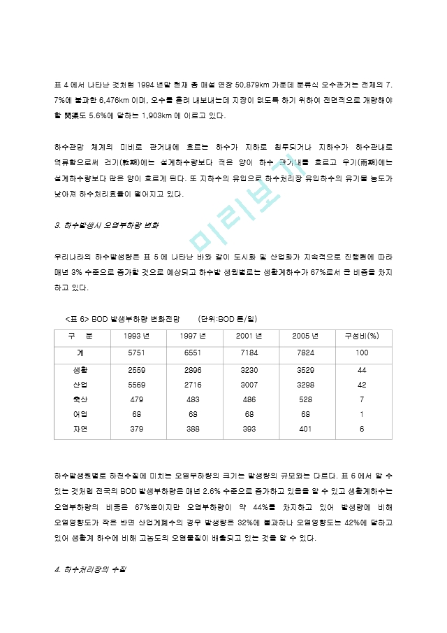 대도시 물관리실태 및 개선방안의 경제적 효과.hwp