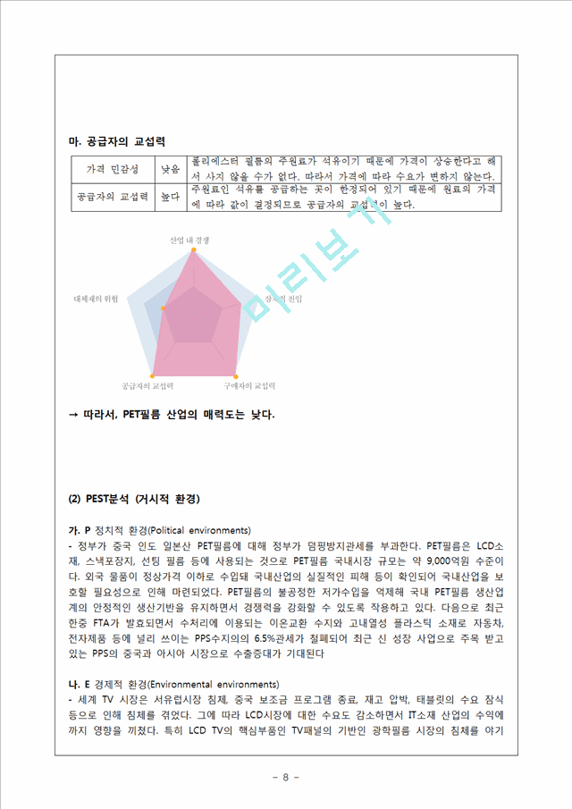 도레이첨단소재 기업 경영분석과 전략분석및 도레이첨단소재 SWOT분석과 경영전략평가와 의견제안 레포트.hwp