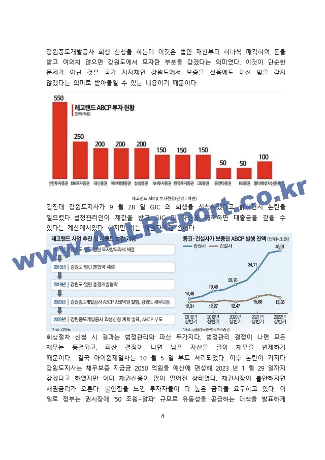 레고랜드 사태 원인과 해결방안.docx