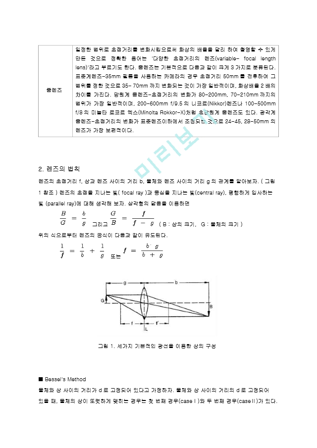 렌즈의 초점거리 측정실험.hwp