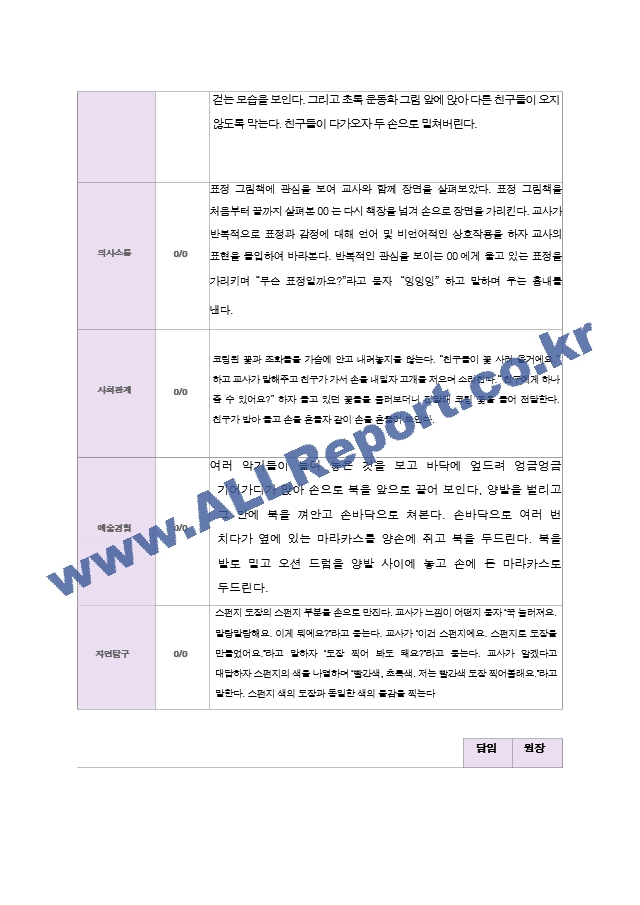 만1세 1년 3월-2월 관찰일지 10명 20 페이지.hwp