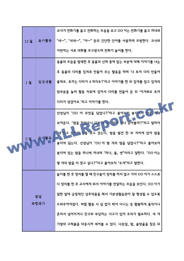 만2세 2학기 관찰일지 및 발달종합평가 (일상놀이 영역).hwp