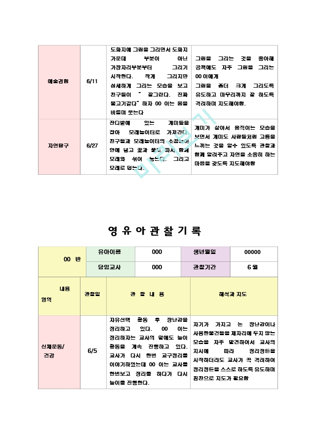 만4-5세 유아 관찰일지22.hwp