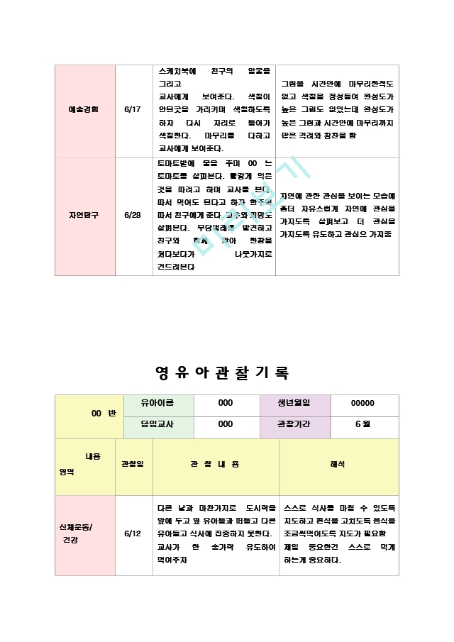 만4-5세 유아 관찰일지22.hwp