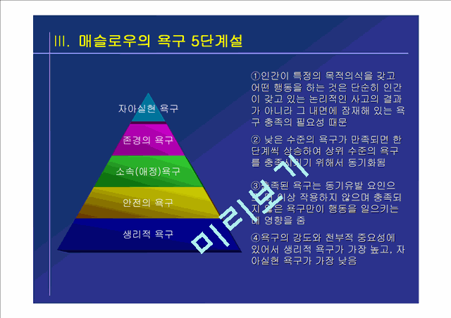 매슬로우의 욕구5단계설,마케팅,브랜드,브랜드마케팅,기업,서비스마케팅,글로벌,경영,시장,사례.ppt