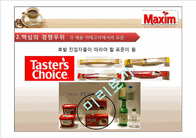 맥심 STP전략과 성공요인.ppt