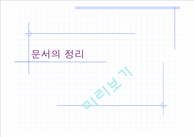 문서의 정리.ppt