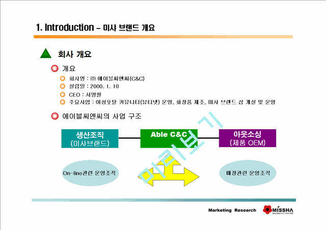 미샤의 초저가 마케팅 전략에 대한 모든 것(swot, stp 방안 등등 제안) 파워포인트.ppt