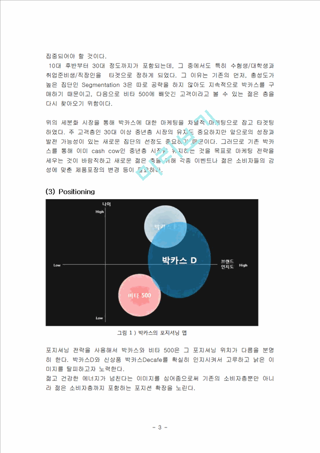 박카스 마케팅전략 및 기업분석(4P,STP,SWOT분석).hwp