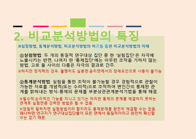 비교정부분상관관계분석이란,치론,비교정치란,비교분석방법의 특징.ppt