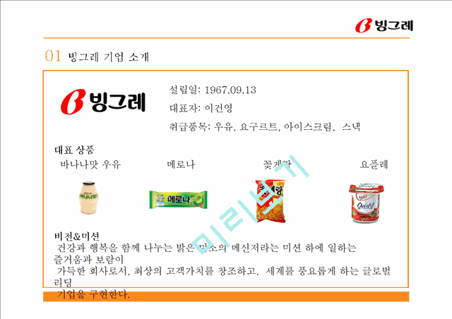 빙그레 해외진출 마케팅전략 분석과 빙그레 글로벌 마케팅전략 제안.pptx