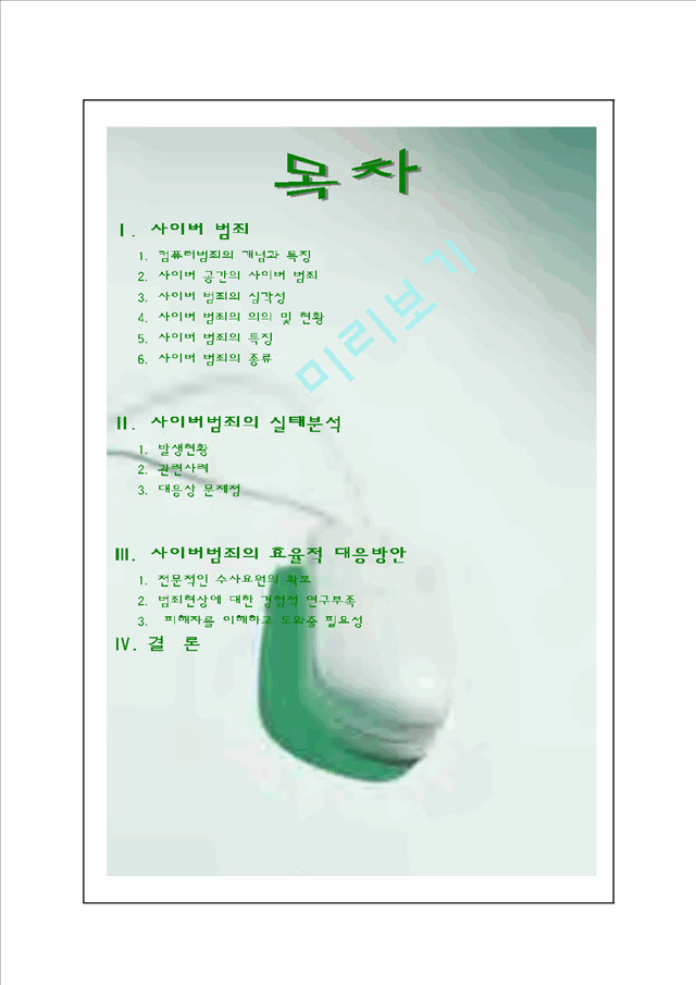 사이버 범죄의 실태분석 및 대응방안.hwp