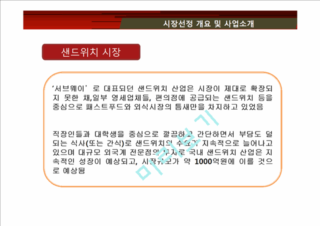 샌드위치 전문점 창업 사업계획서.pptx