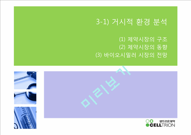 셀트리온제약의 기업소개와 기업분석,기존의 전략과 성과 및 전략제안.pptx