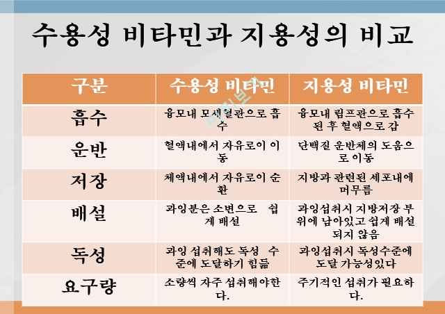 수용성비타민,비타민의정의,티아민,리보플라빈,니아신,판토텐산,비오틴,엽산,비타민C.pptx